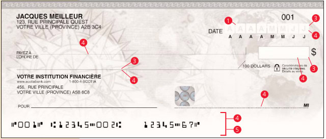 Scotiabank Sample cheque