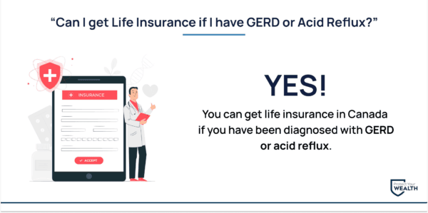 Can I get life insurance if I have acid reflux/GERD? Yes you can!