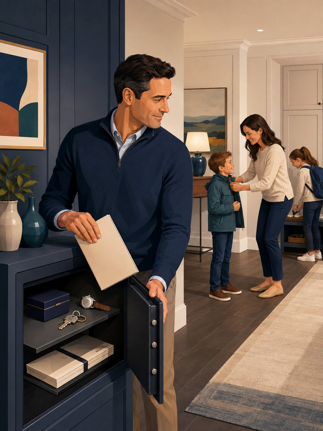 Canadian family home illustrating how a will can organize assets and protect intended beneficiaries.