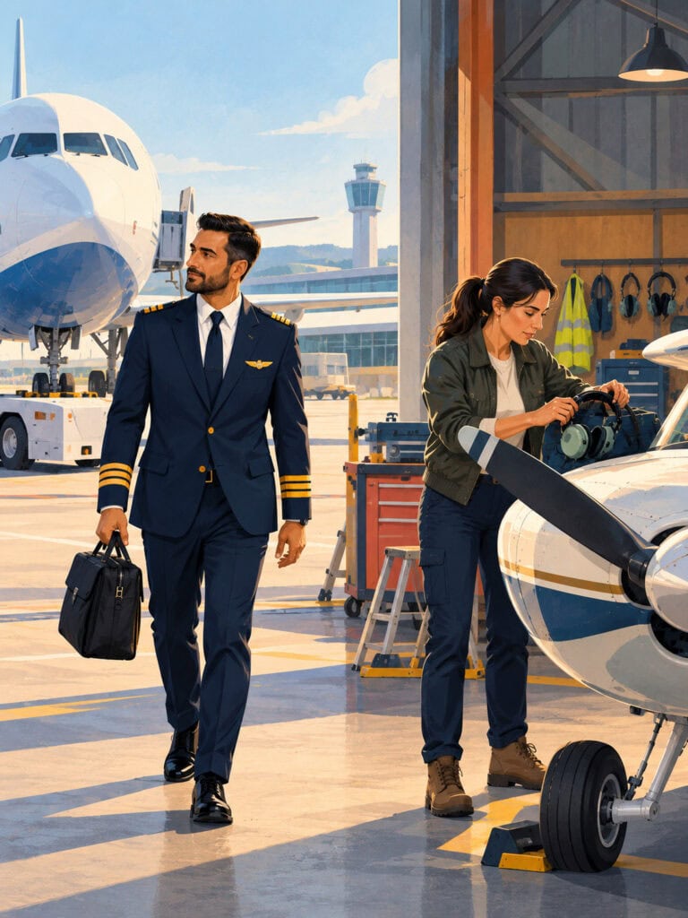 life-insurance-for-pilots-canada Airline and private pilots illustrating how aviation type affects life insurance underwriting in Canada