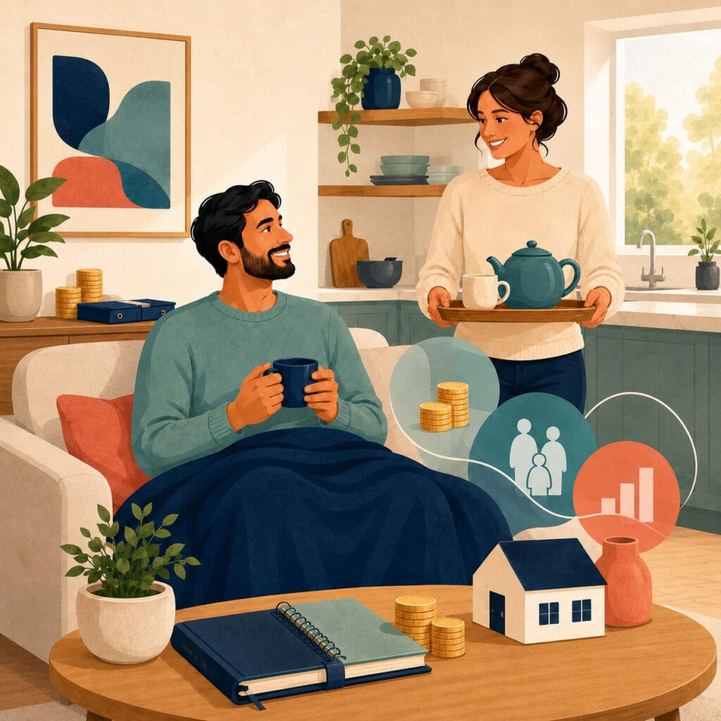 critical-illness-insurance-canada Critical illness insurance in Canada helping protect income and savings after a serious diagnosis Unique anchor: supportive recovery at home with subtle financial protection cues